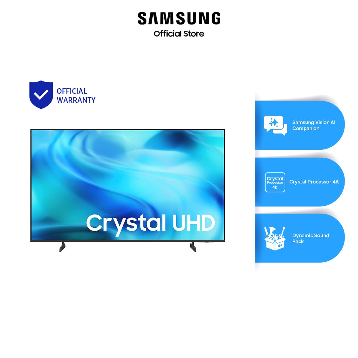 Samsung 50" Crystal UHD U8000H 4K Smart TV UA50U8000HGXXP