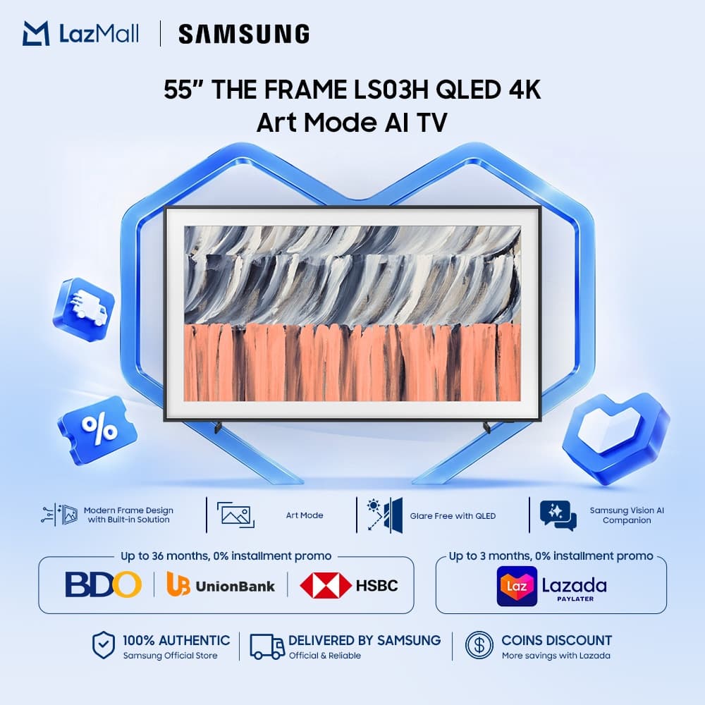 Samsung 55" The Frame LS03HE 4K Samsung Vision AI Smart TV (2026)