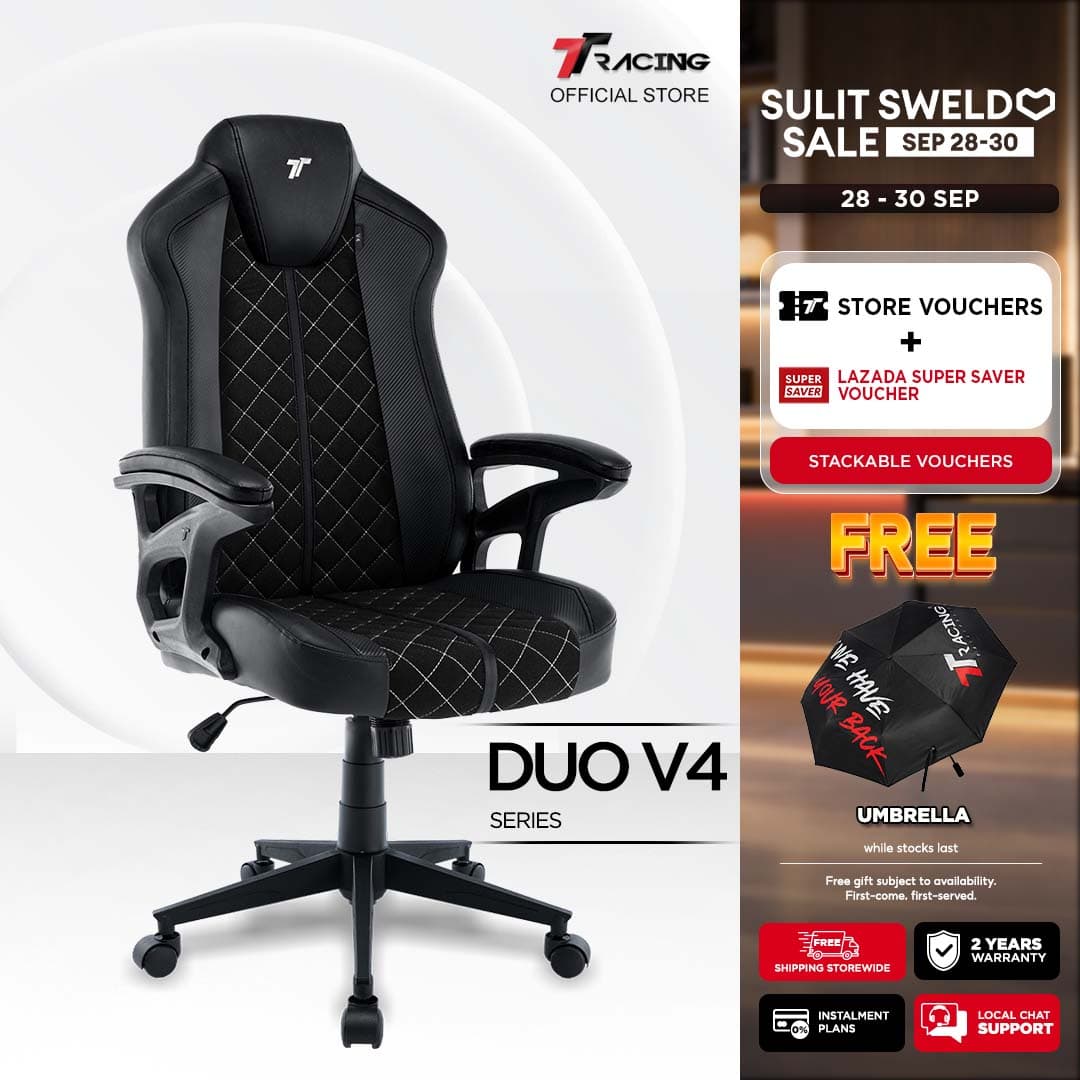 TTRacing Duo V3 Duo V4 Pro Gaming Chair Ergonomic Office Chair Gaming Seat - 2 Years Official Warranty