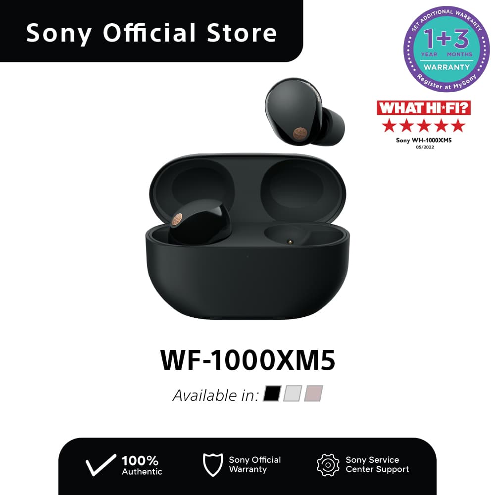 Sony WF-1000XM5 / WF 1000XM5 Wireless Noise Canceling Bluetooth Earphones