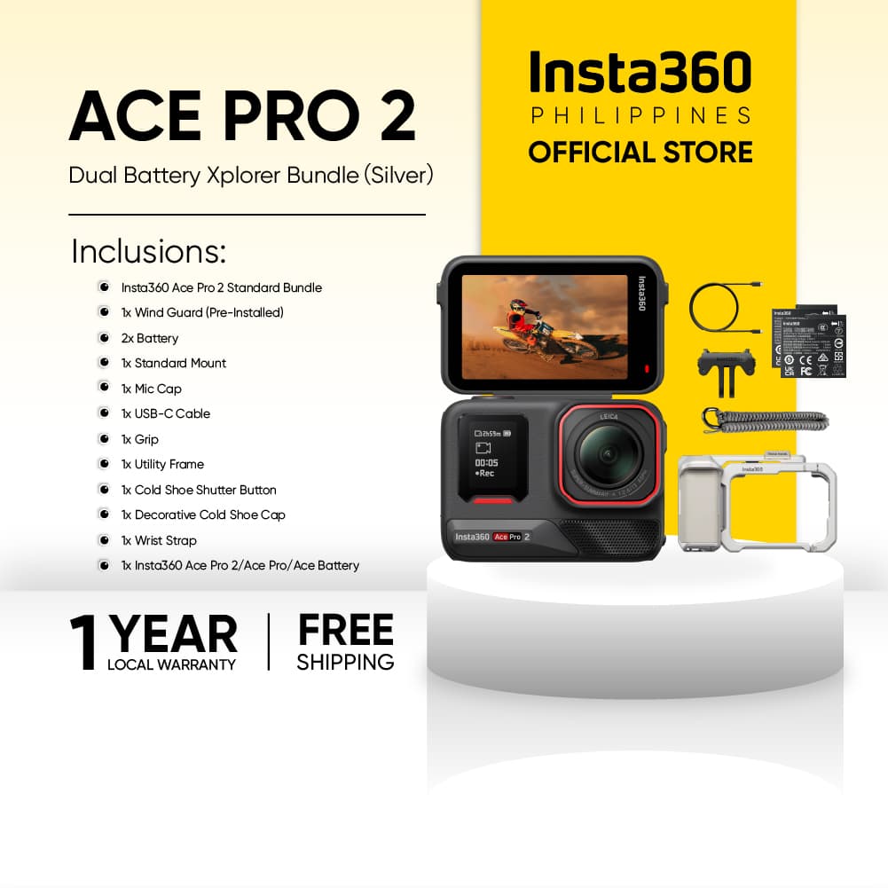 Insta360 Ace Pro 2 8K AI-Powered Action Camera with Unbeatable Low Light Performance
