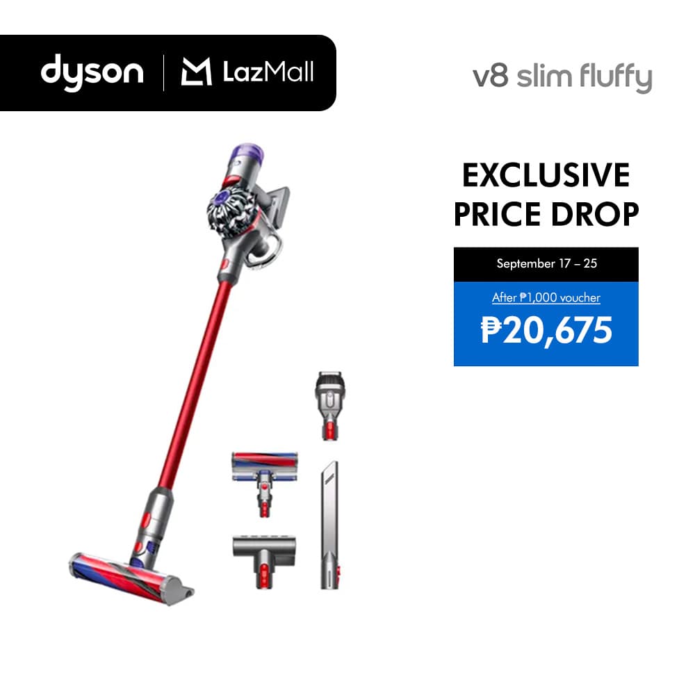Dyson V8 Slim Fluffy Cordless Vacuum Cleaner