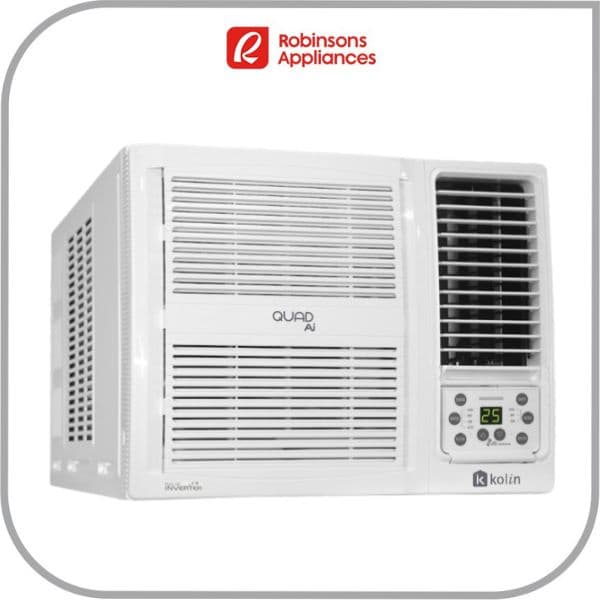 Kolin 1.5hp Quad AI Full DC Inverter Window Type Air Conditioner (KA-150GQAIINV32)