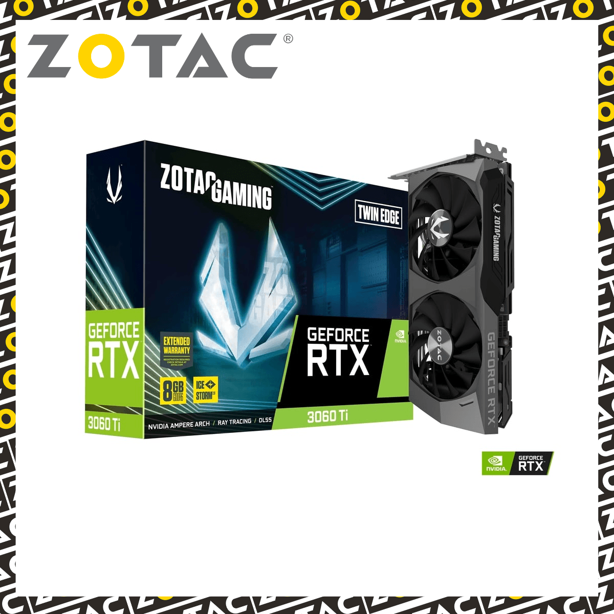 Zotac Gaming GeForce RTX 3060 Ti Twin Edge LHR (ZT-A30610E-10MLHR)