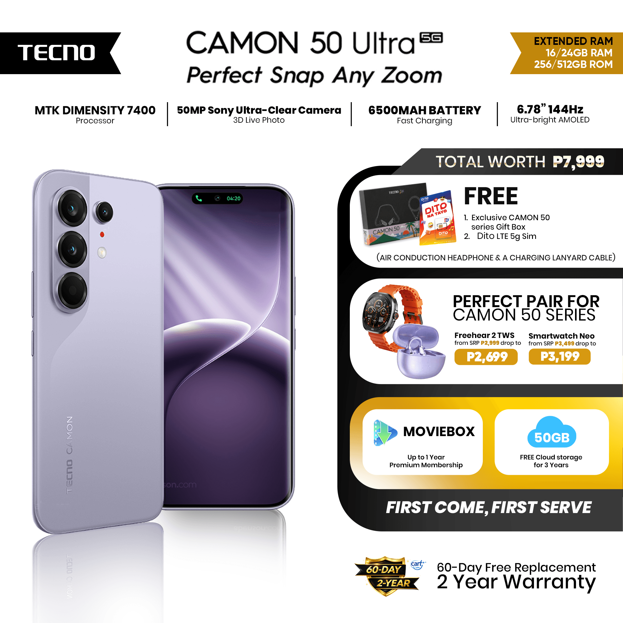 TECNO Camon 50 Ultra 5G