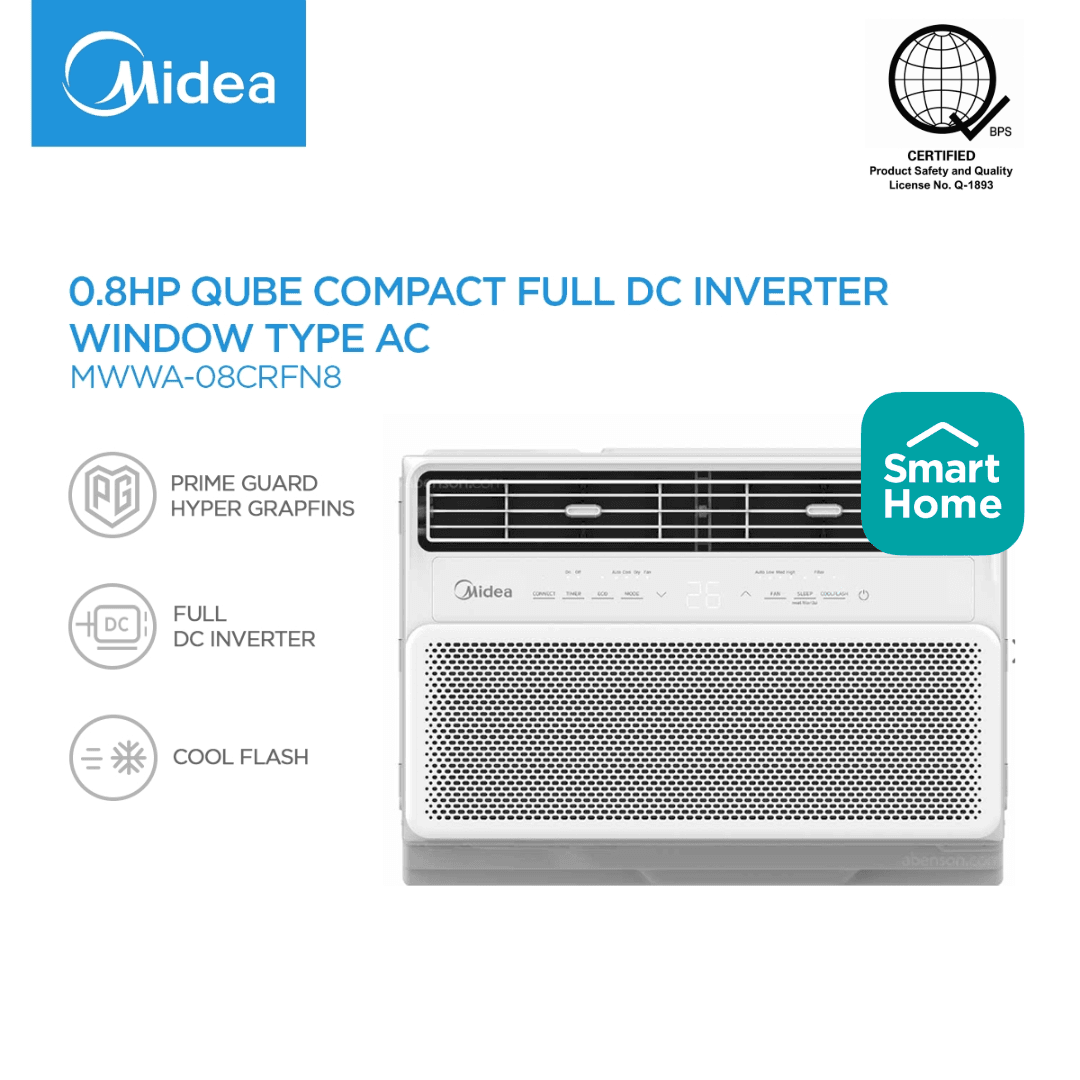 Midea Qube Compact Window Aircon