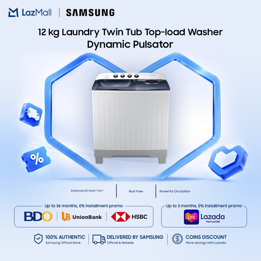 Samsung 12kg Twin Tub Washing Machine