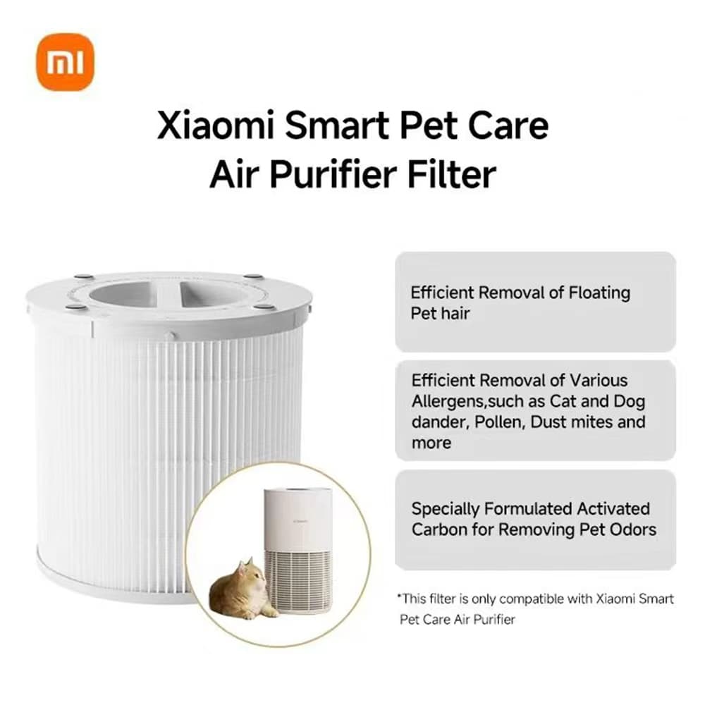 Xiaomi Smart Pet Care Air Purifier APP & Voice Control Real-time Air Quality Monitoring Triple-Layer Purification System