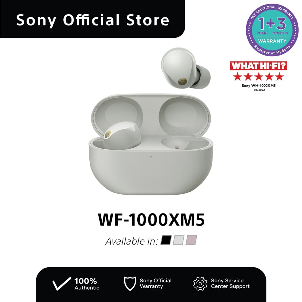 Sony WF-1000XM5 / WF 1000XM5 Wireless Noise Canceling Bluetooth Earphones