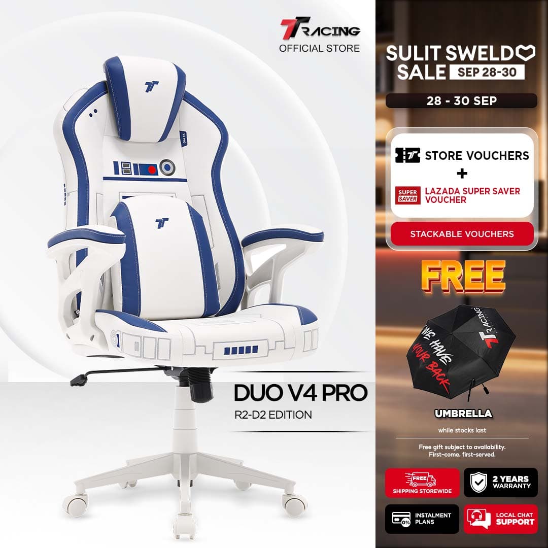 TTRacing Duo V3 Duo V4 Pro Gaming Chair Ergonomic Office Chair Gaming Seat - 2 Years Official Warranty