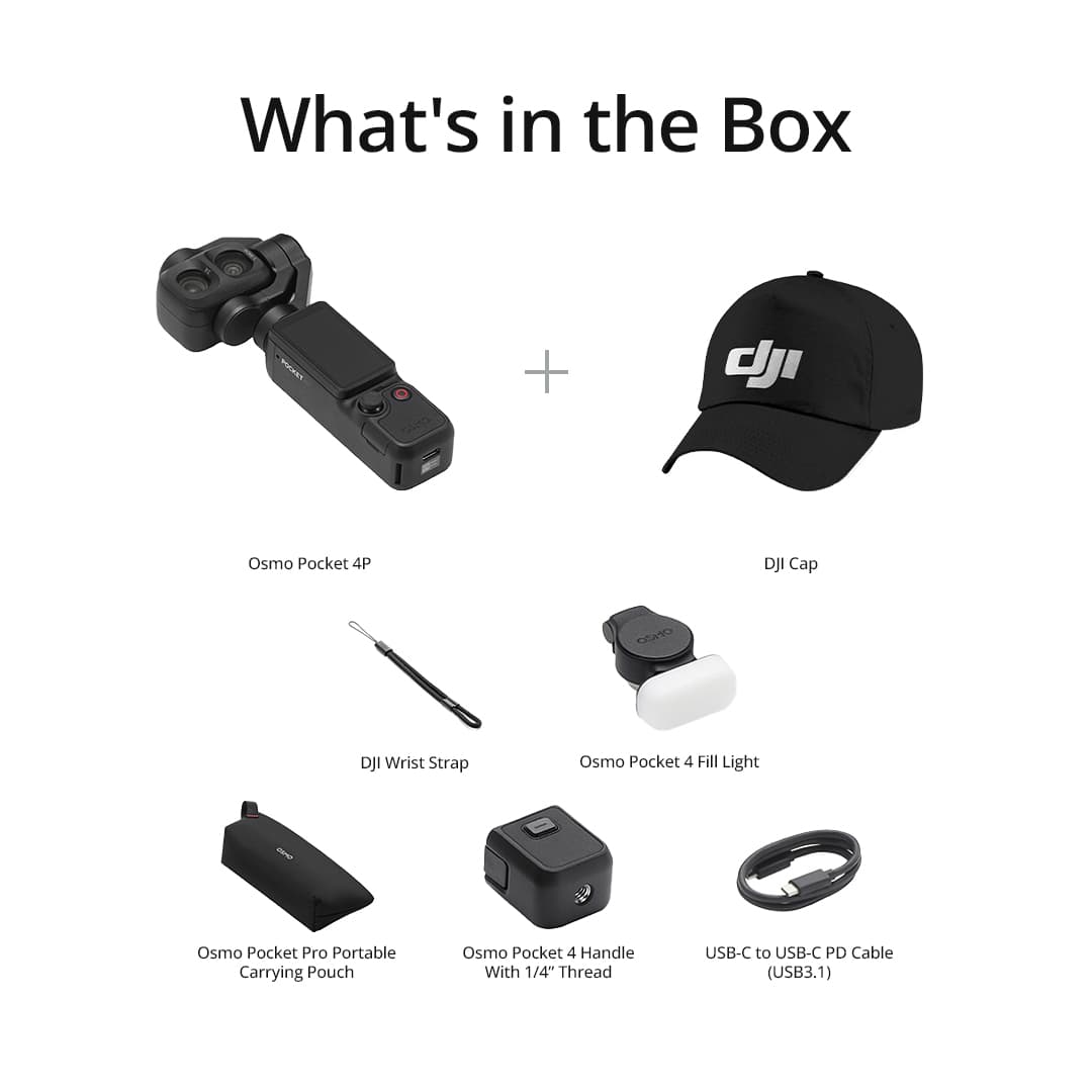 DJI Osmo Pocket 4P - Pocket Camera