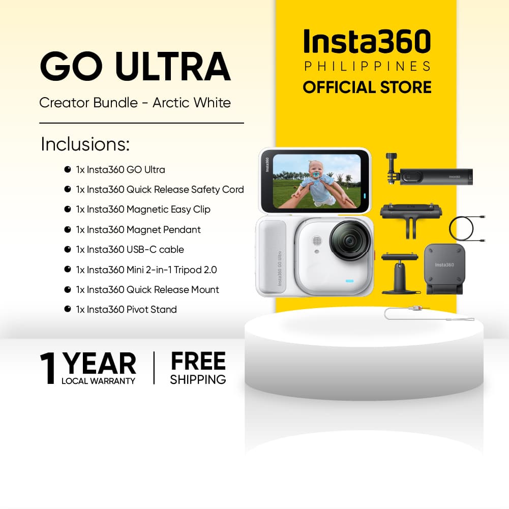 Insta360 GO Ultra 4K Tiny Hands-Free Action Camera