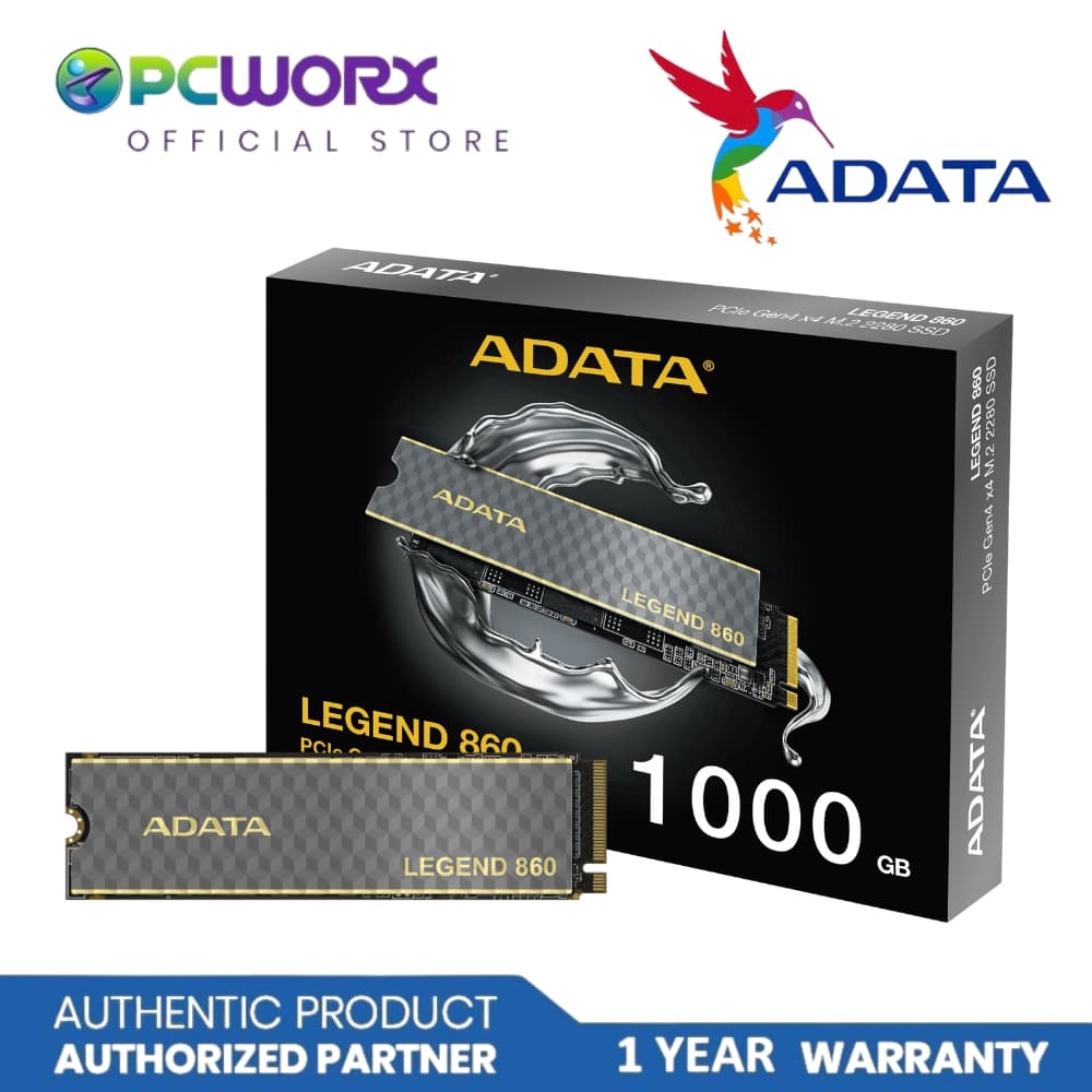 Adata AD-SLEG-860-1000GCS Legend 860 1TB PCIe Gen4 x4 M.2 Nvme 2280 SSD