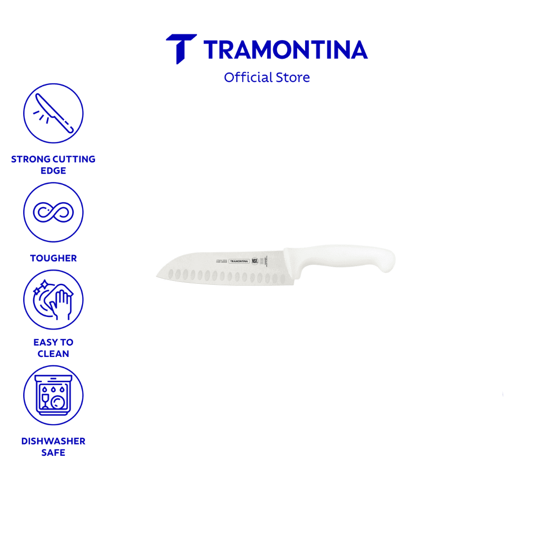 Tramontina Professional Master 7" Cook`s Knife (Santoku), Stainless Steel