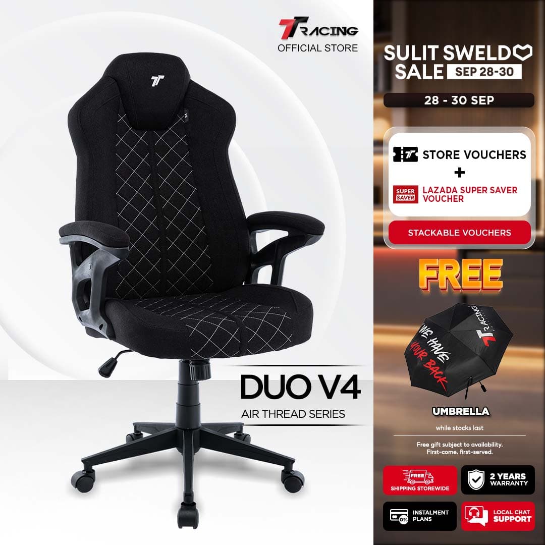 TTRacing Duo V3 Duo V4 Pro Gaming Chair Ergonomic Office Chair Gaming Seat - 2 Years Official Warranty