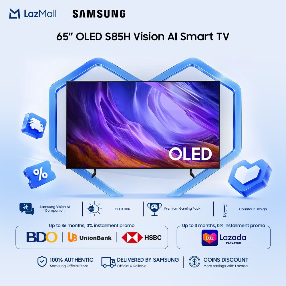 Samsung 65" OLED S85H 4K Samsung Vision AI Smart TV (2026)