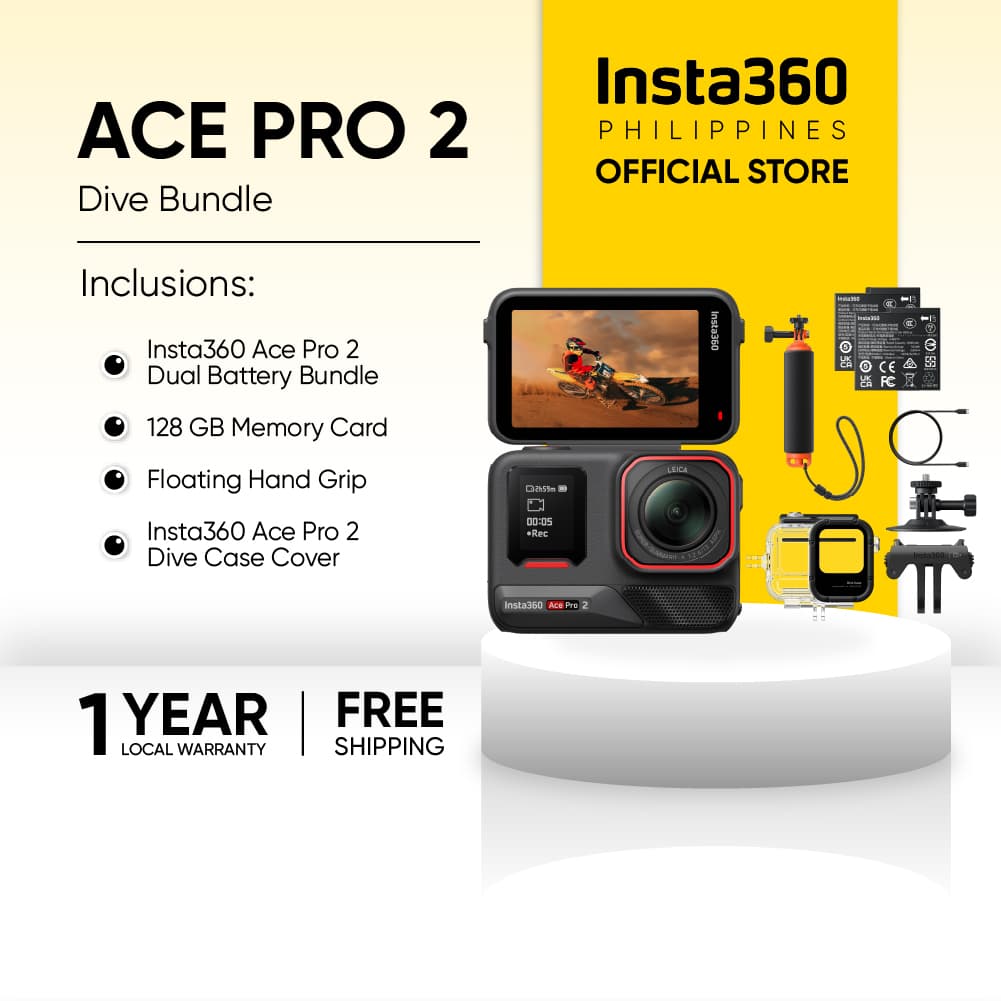 Insta360 Ace Pro 2 8K AI-Powered Action Camera with Unbeatable Low Light Performance
