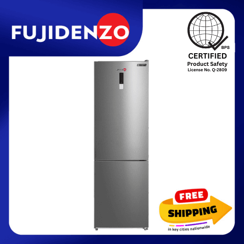 Fujidenzo 12 cu. ft. HD Inverter Bottom Mount No Frost Refrigerator IBM-12SS2 (Stainless Steel)