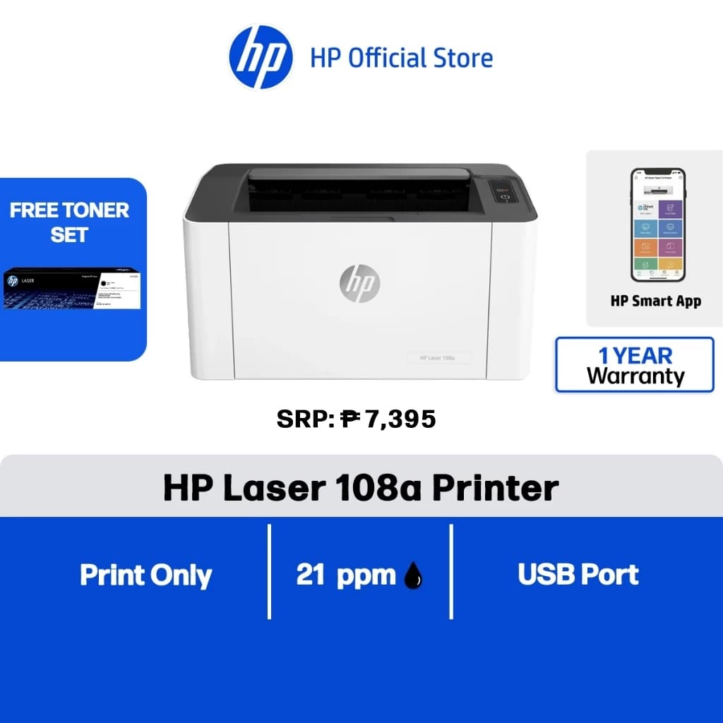 HP LASER 108A PRINTER