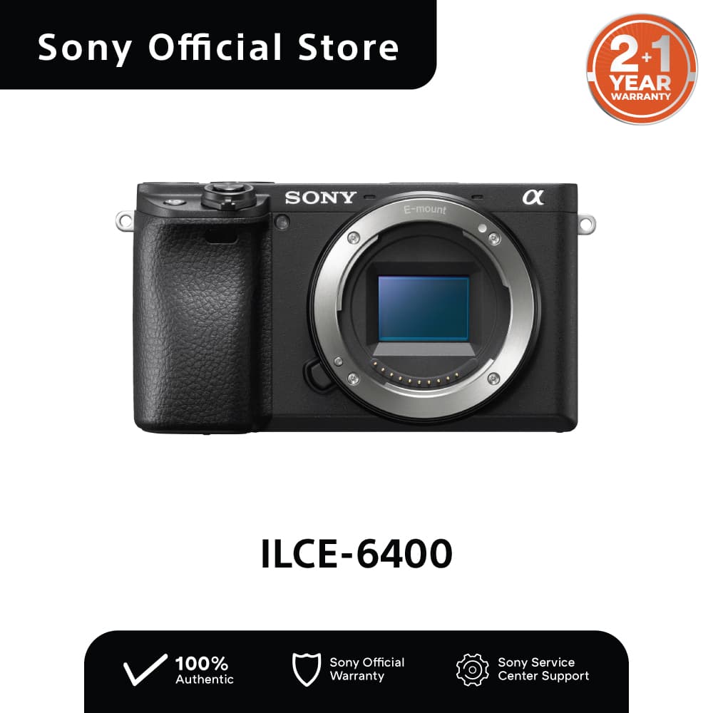 Sony Alpha ILCE-6400/ A6400 24MP APS-C Mirrorless Camera Body Only