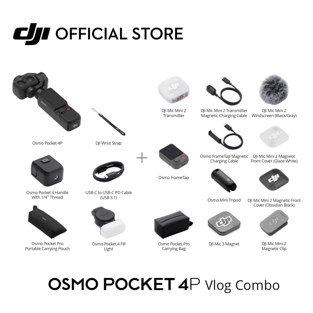 DJI Osmo Pocket 4P - Pocket Camera