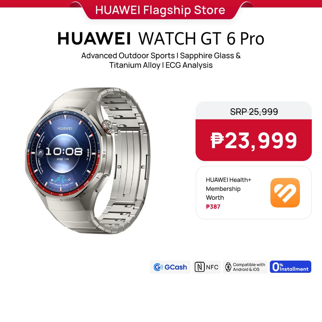 HUAWEI WATCH GT 6 Series Smartwatch l Advanced Outdoor Sports l Superior Running & Cycling Experience l ECG Analysis l Up to 21-Day Battery Life