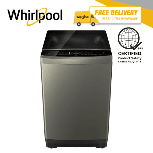 Whirlpool 8.5 kg. Inverter Top Load Fully Automatic Washing Machine with Dryer WVWD850BKG (Quicksand Gold)