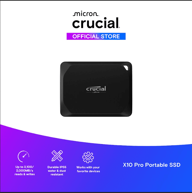 Crucial X10 Pro Portable SSD