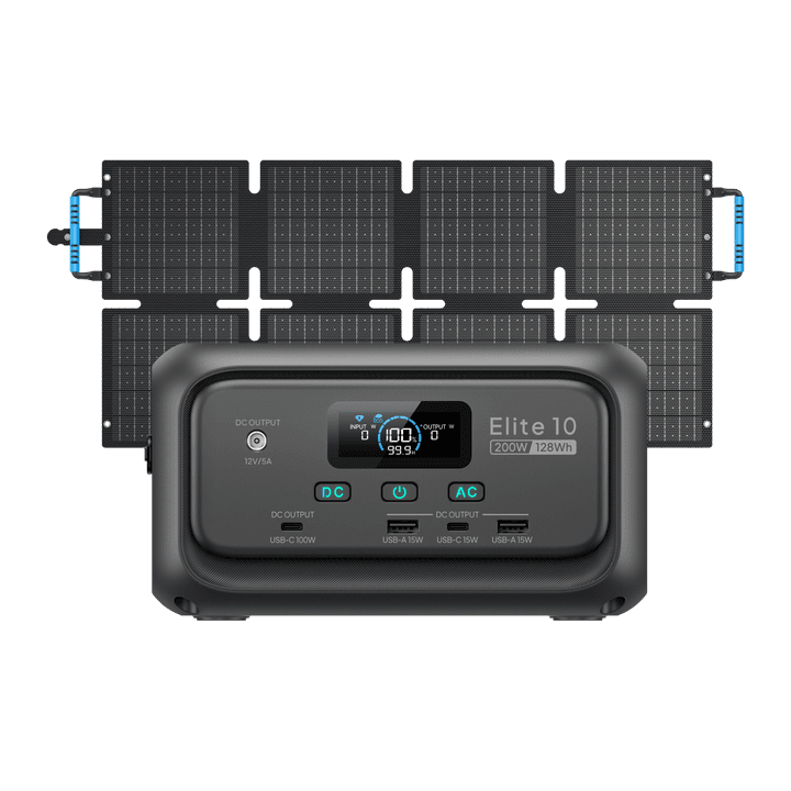 BLUETTI Elite 30V2 288Wh/600W (Inverter power 1500W) LiFePO4 Battery 220-240V Portable Power Station Fast Charge Solar Generator