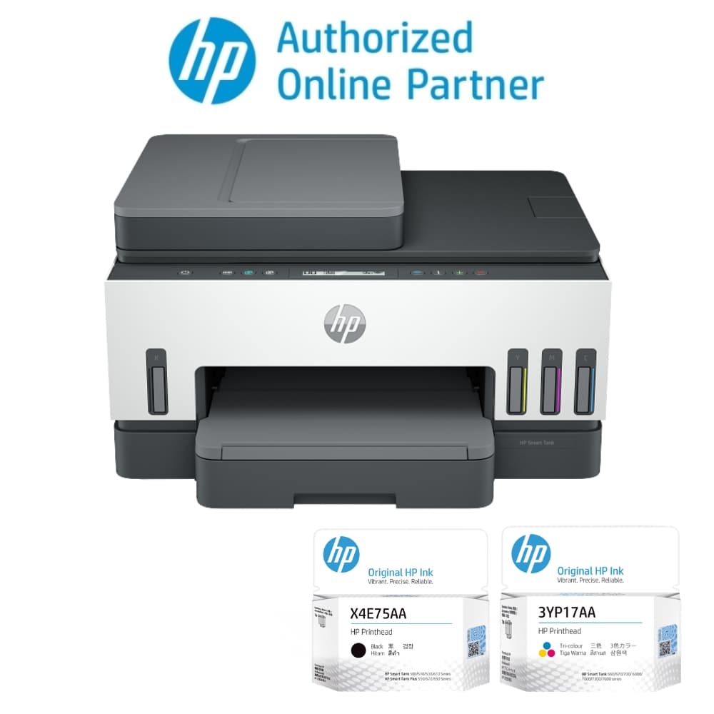HP Smart Tank 750 3 in 1 w/ ADF Wireless Printer PN: 6UU47A