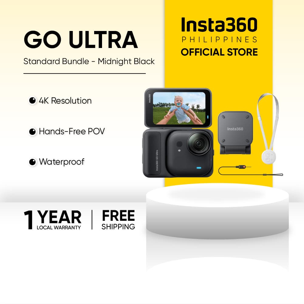 Insta360 GO Ultra 4K Tiny Hands-Free Action Camera
