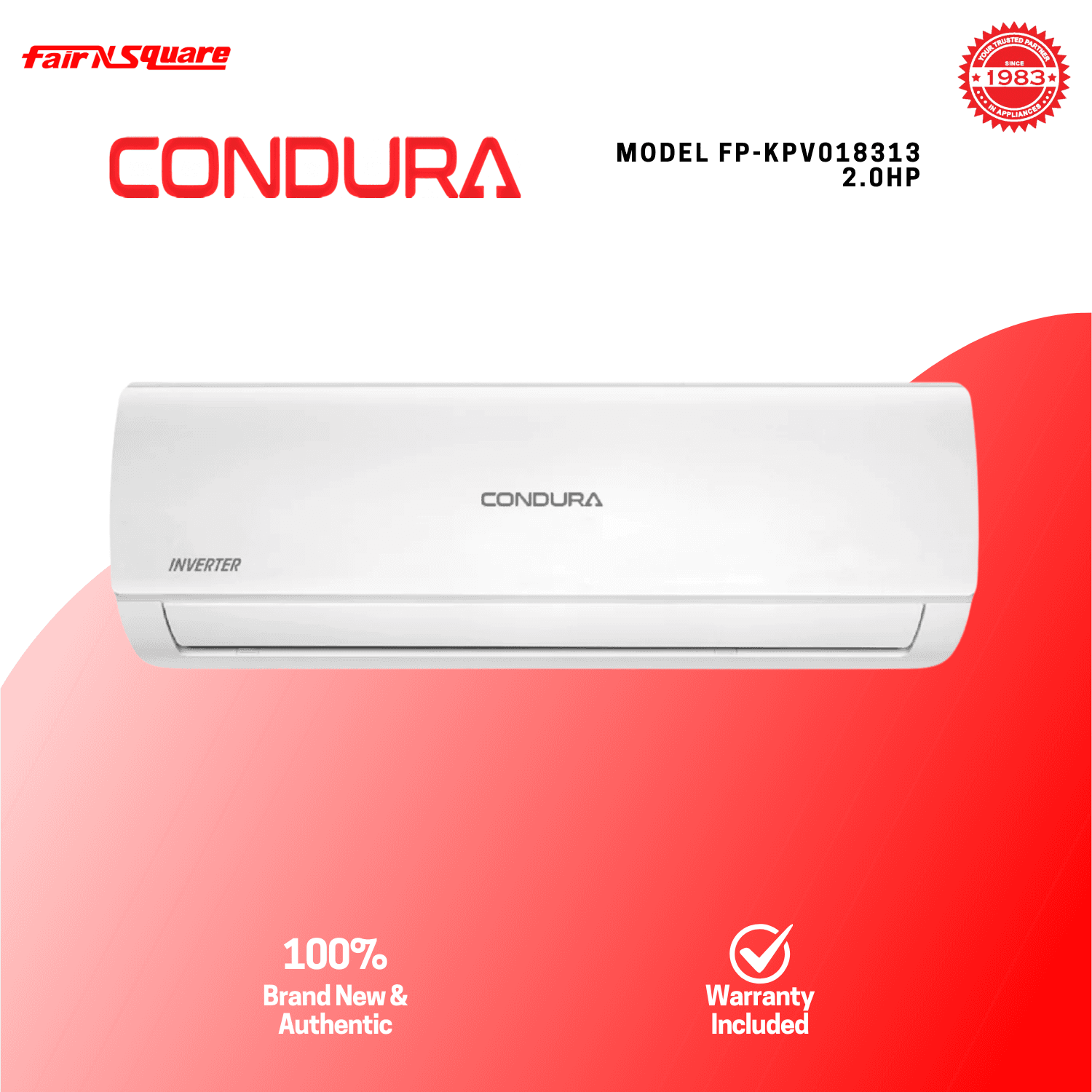 Condura Split Aircon Inverter 2HP (FP-53KPV018313)