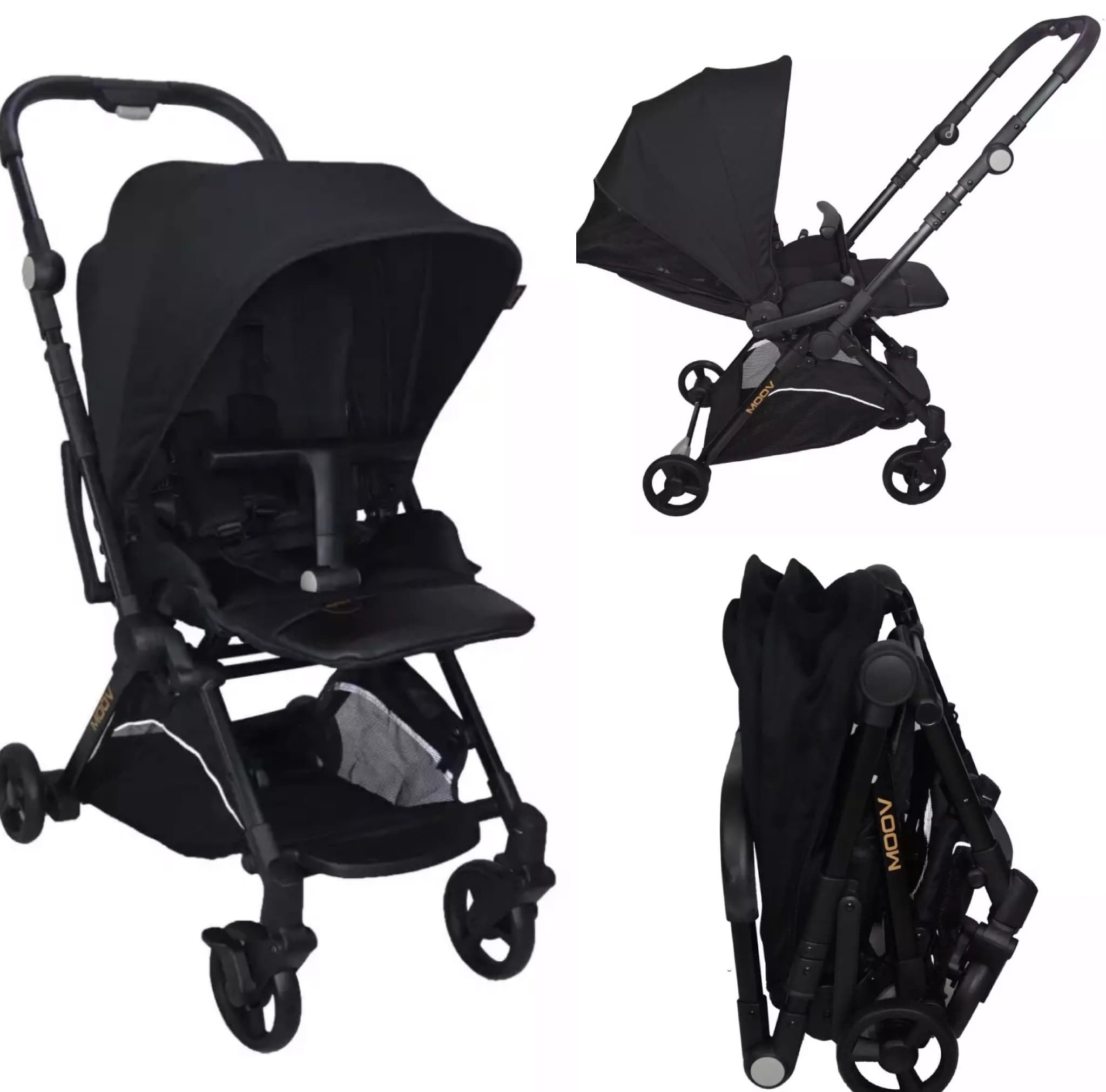 Akeeva Luxury REVERSIBLE Handle Travel Stroller (Moov)