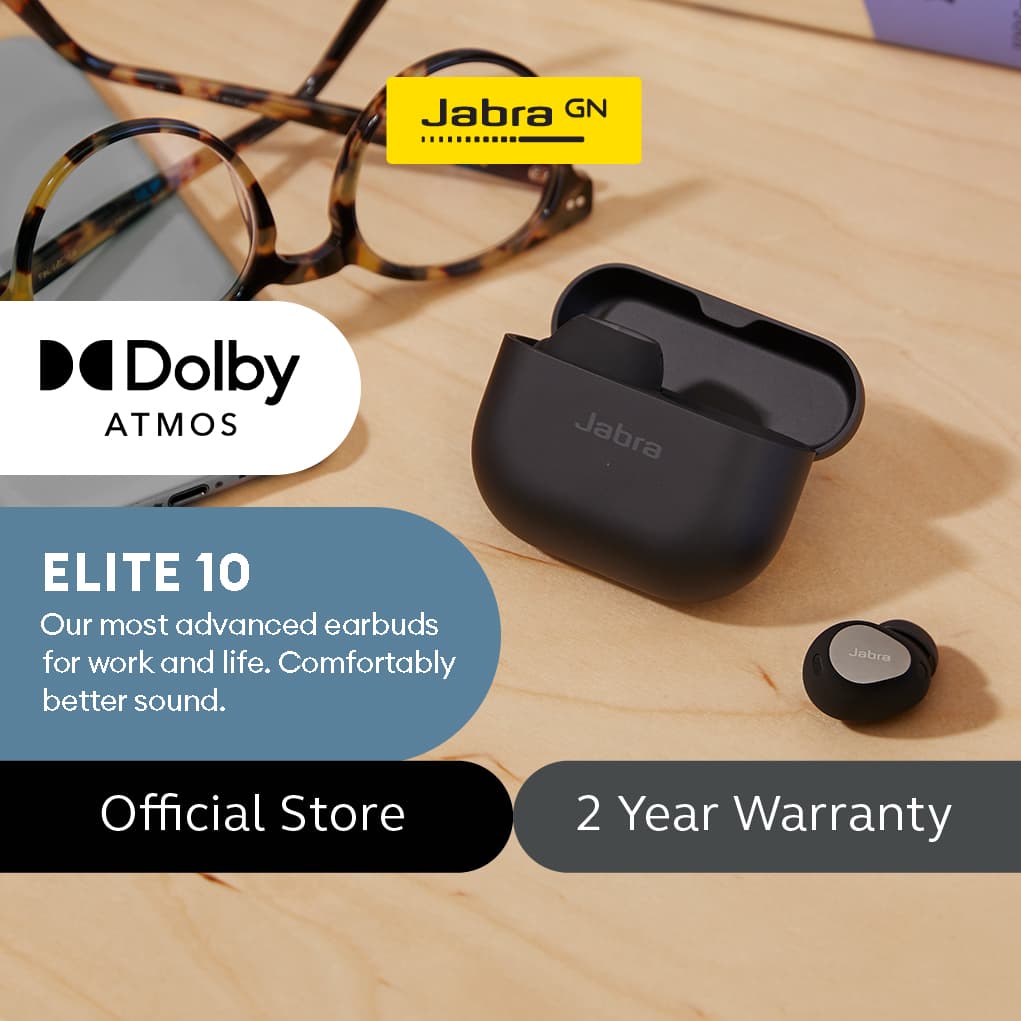 Jabra Elite 10 True Wireless Earbuds – Most Advanced Earbuds for Work and Life