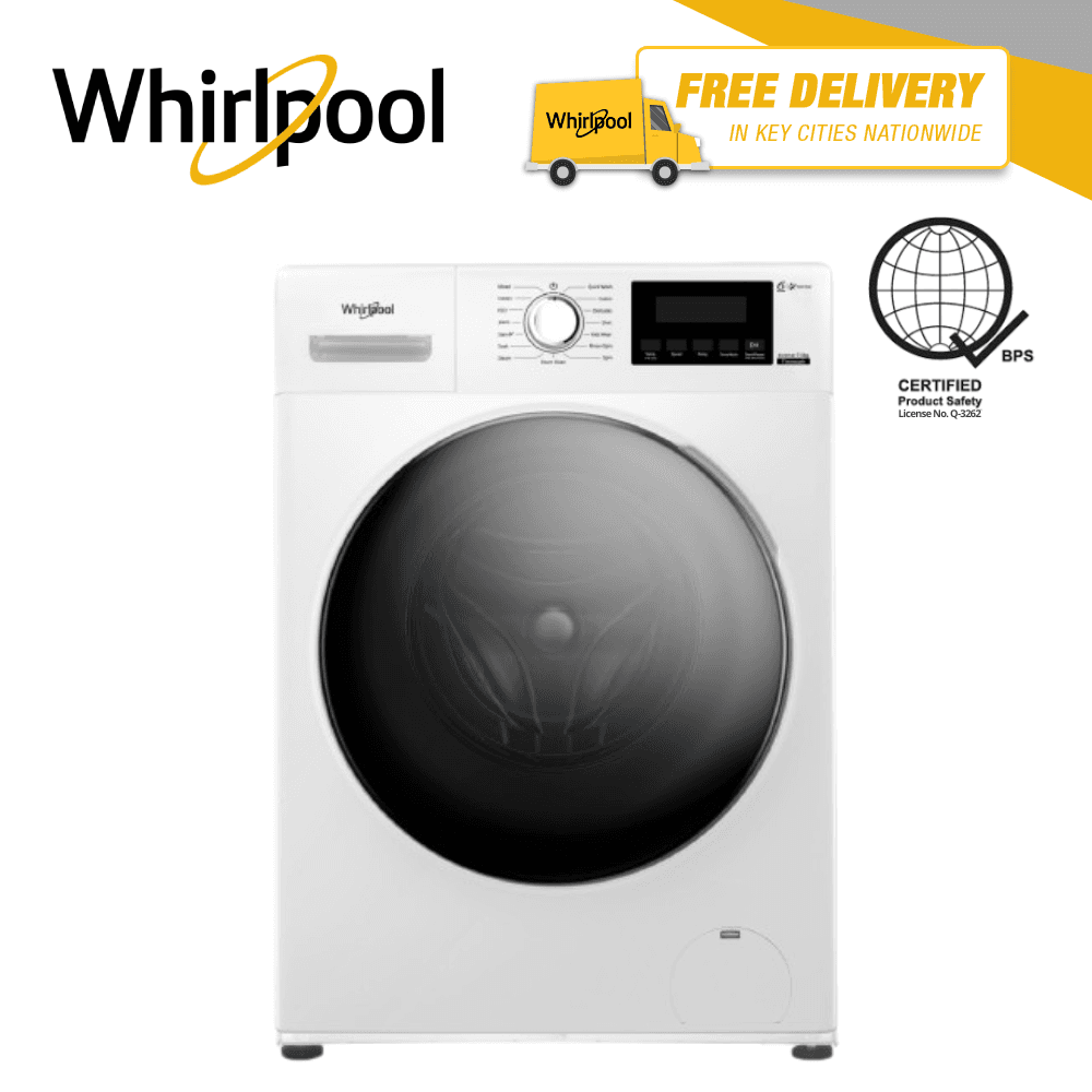 Whirlpool 7.5 kg Inverter Plus Front Load Fully Automatic Washing Machine with Dryer WFRB752BHW3 (White)
