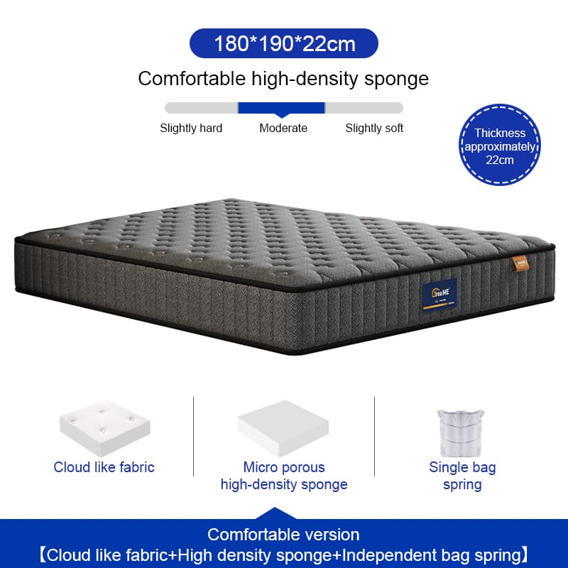 DreaME New 100% 7.9Inch memory foam spring mattress Single/Twin/Double/Queen/King Size 10.5inch foam for bed 2 person bed foam for single bed foam mattress foam for bed family size sale 8.1/9/10inch bed mattress