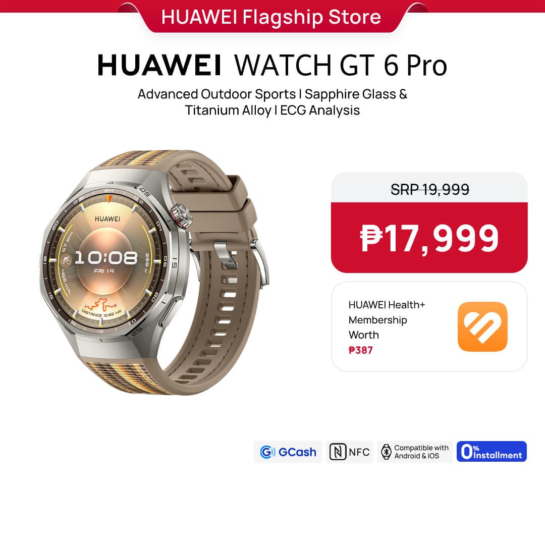 HUAWEI WATCH GT 6 Series Smartwatch l Advanced Outdoor Sports l Superior Running & Cycling Experience l ECG Analysis l Up to 21-Day Battery Life