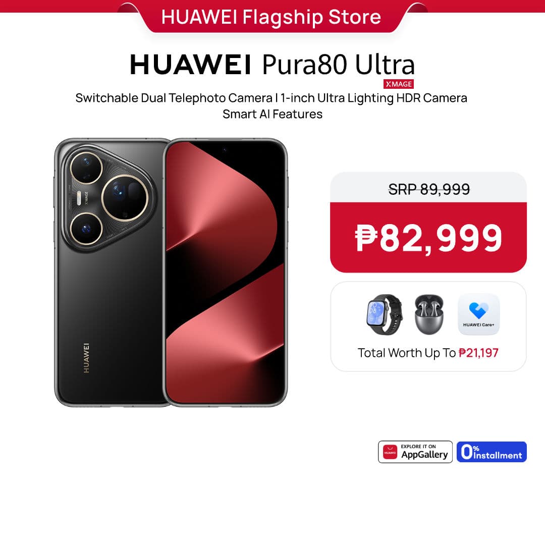 HUAWEI Pura 80 Ultra Smartphone l Switchable Dual Telephoto Camera l 1-inch Ultra Lighting HDR Camera l Smart AI Features
