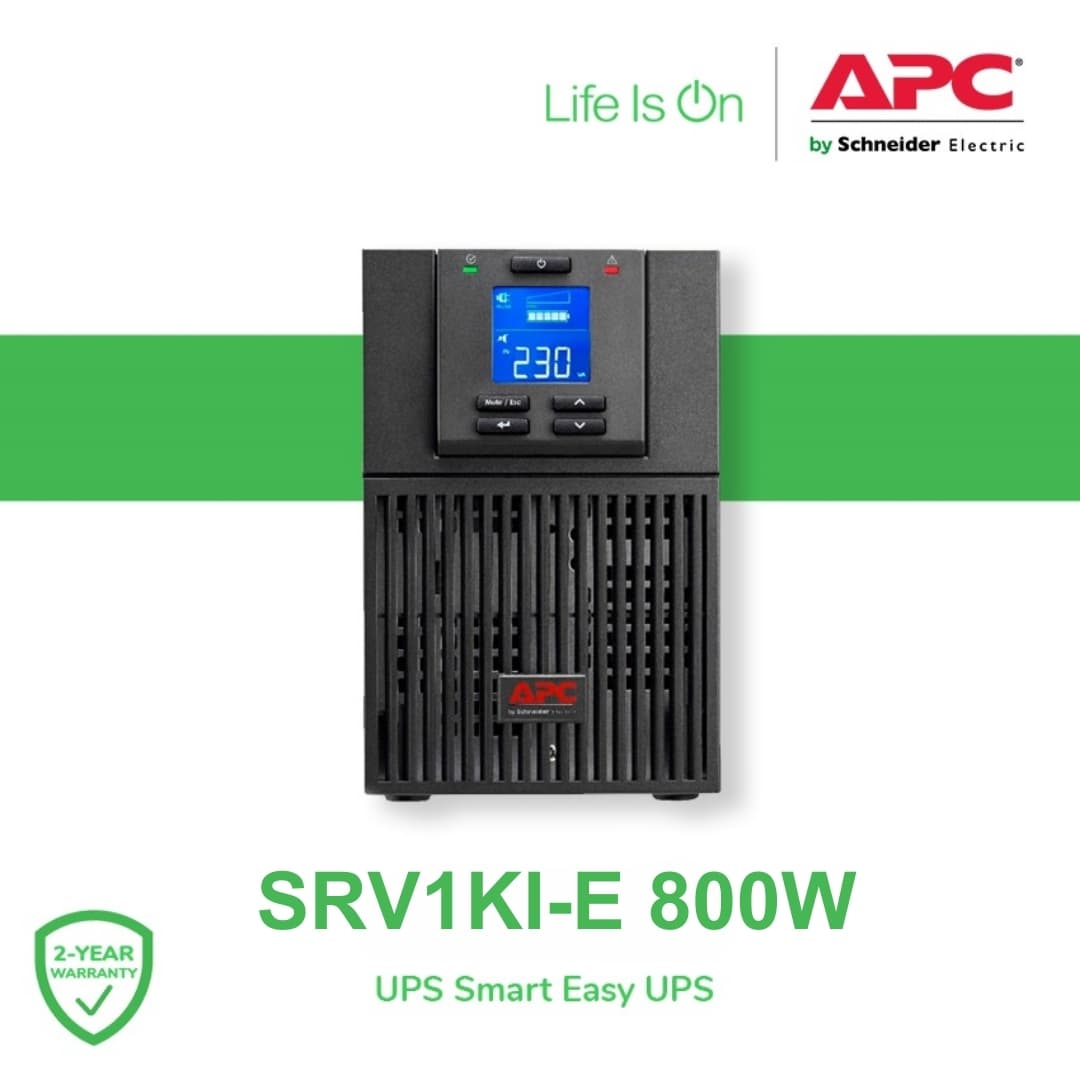 APC SRV1KI-E Smart-UPS Easy UPS SRV 1000VA 230V 900 Watts UPS