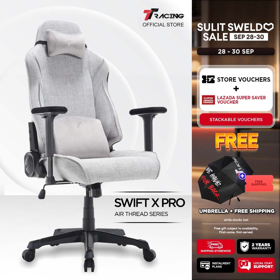 TTRacing Swift X 2020 Swift X Pro Gaming Chair Office Chair Ergonomic Chair Gaming Seat - 2 Years Official Warranty