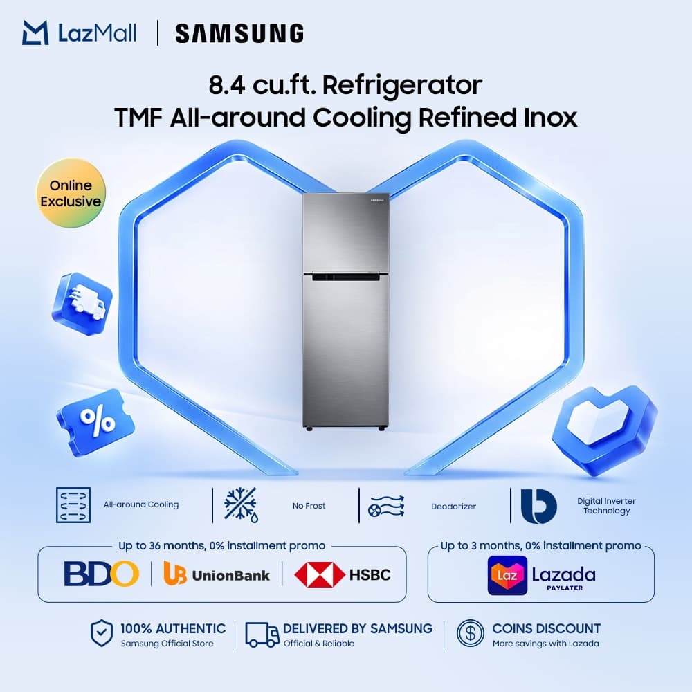 Samsung 8.4 cu.ft. Top Mount Ref No Frost Inverter