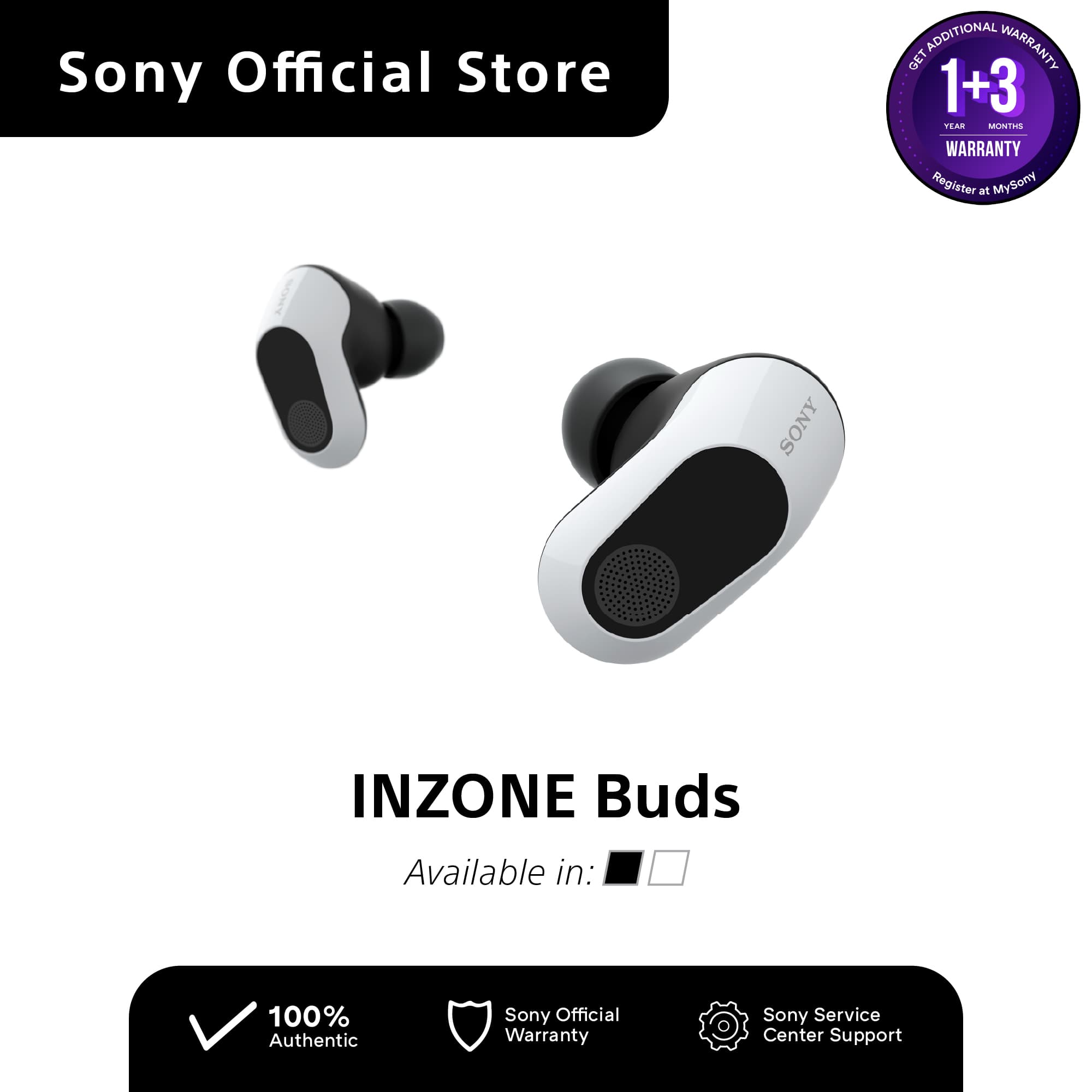 Sony Inzone Buds / WF-G700N Wireless Noise Canceling Gaming Headset Earphones