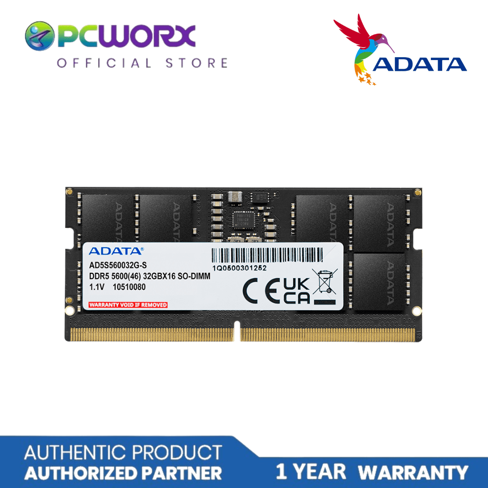 Adata AD-AD5S560016G-S 16GB DDR5 5600mHz SODIMM RAM
