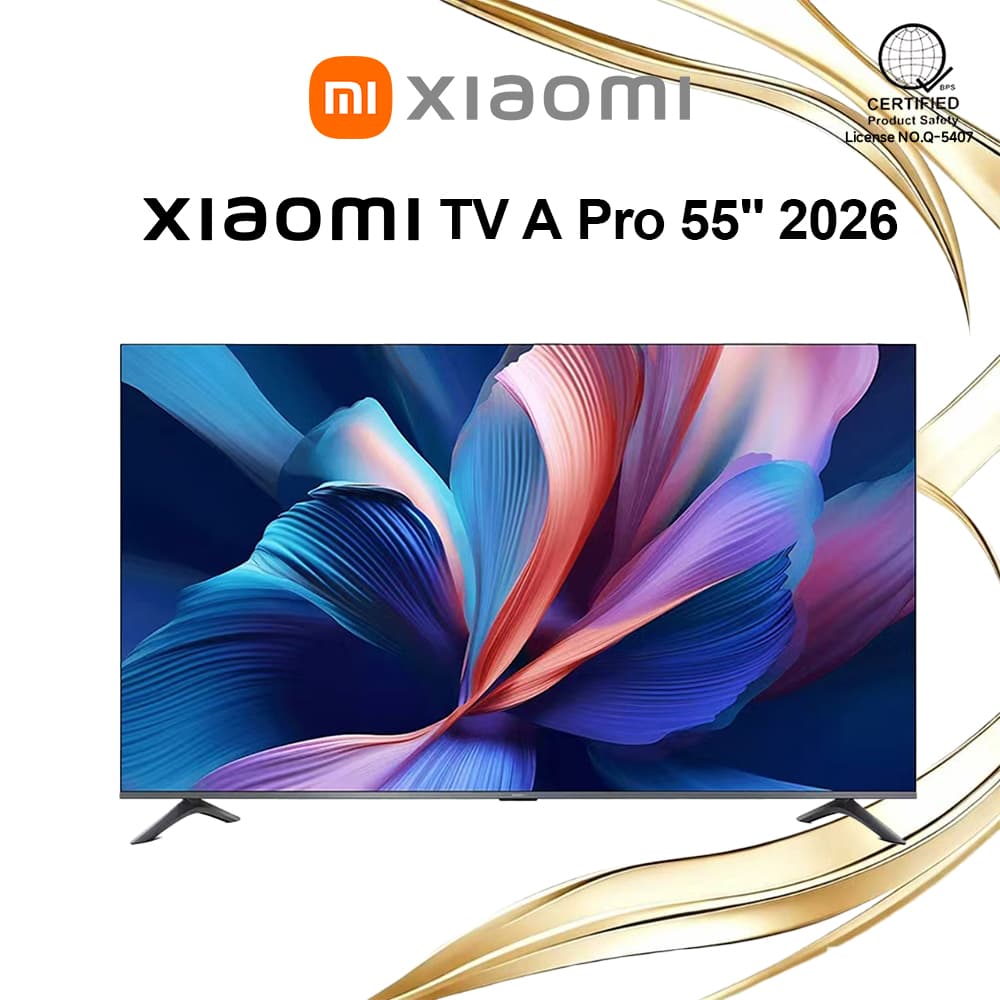 Xiaomi TV A Pro 2026 55 Inch 4K UHD QLED Display Dolby Audio Technology Smart TV
