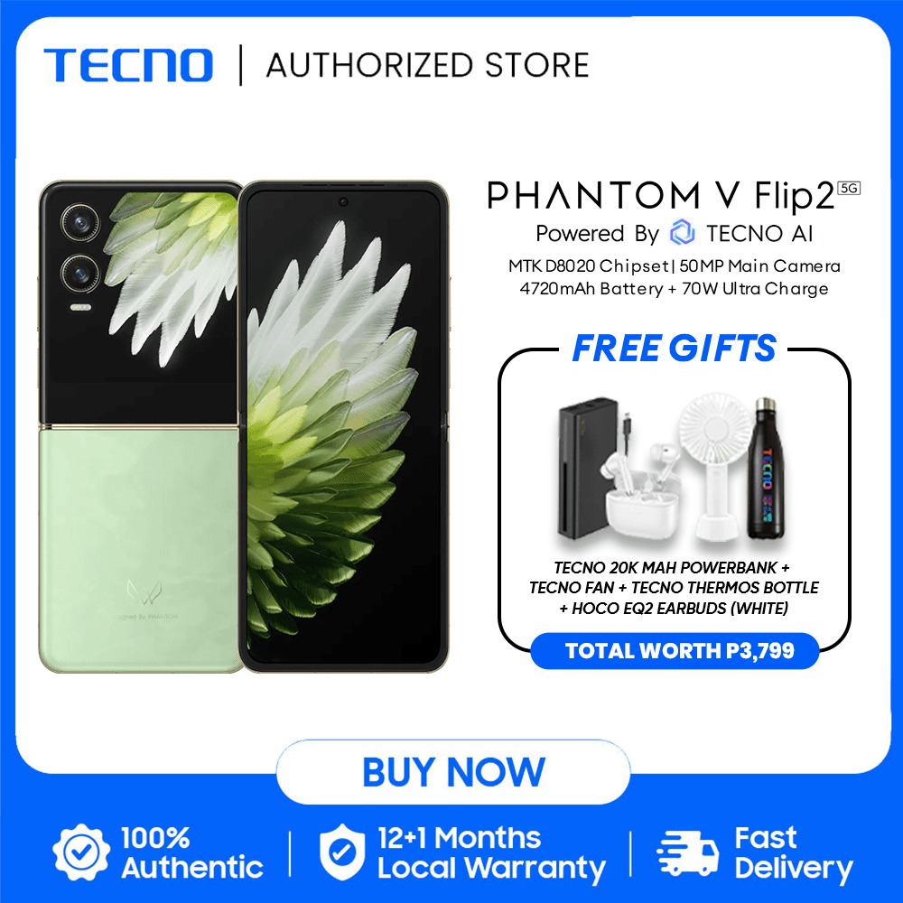 TECNO Phantom V Flip2 5G Smartphone