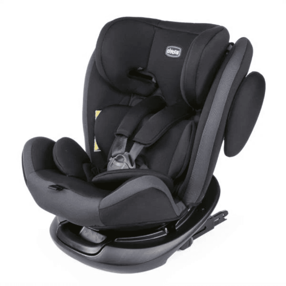 Chicco Unico Evo I-Size Convertible Car Seat DTI APPROVED WITH ICC from Birth to 12 Years old, ISOFIX, Reclining Child Car Seat, Easy to Install, Adjustable Headrest