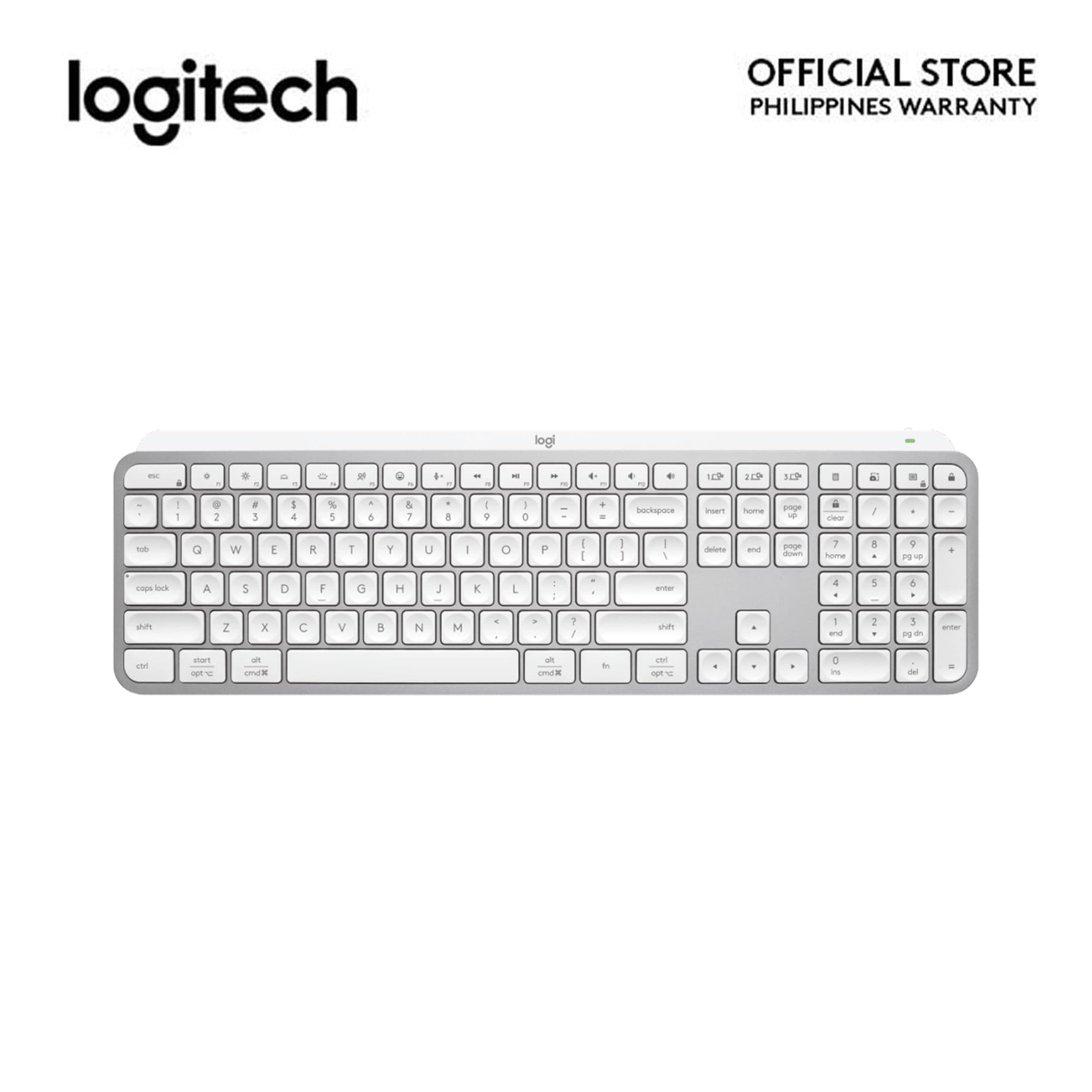 Logitech MX Keys S Multi-Device Ergonomic Design Advanced Wireless Illuminated Keyboard