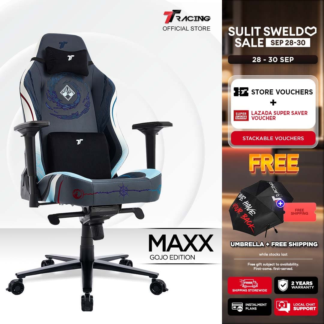 TTRacing Maxx Gaming Chair Ergonomic Home Office Chair Computer Chair - 2 Years Official Warranty