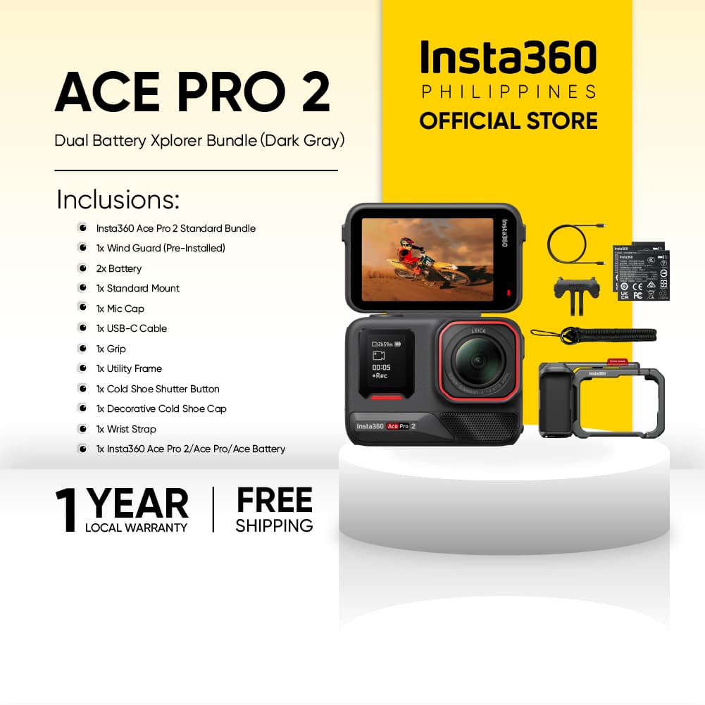 Insta360 Ace Pro 2 8K AI-Powered Action Camera with Unbeatable Low Light Performance