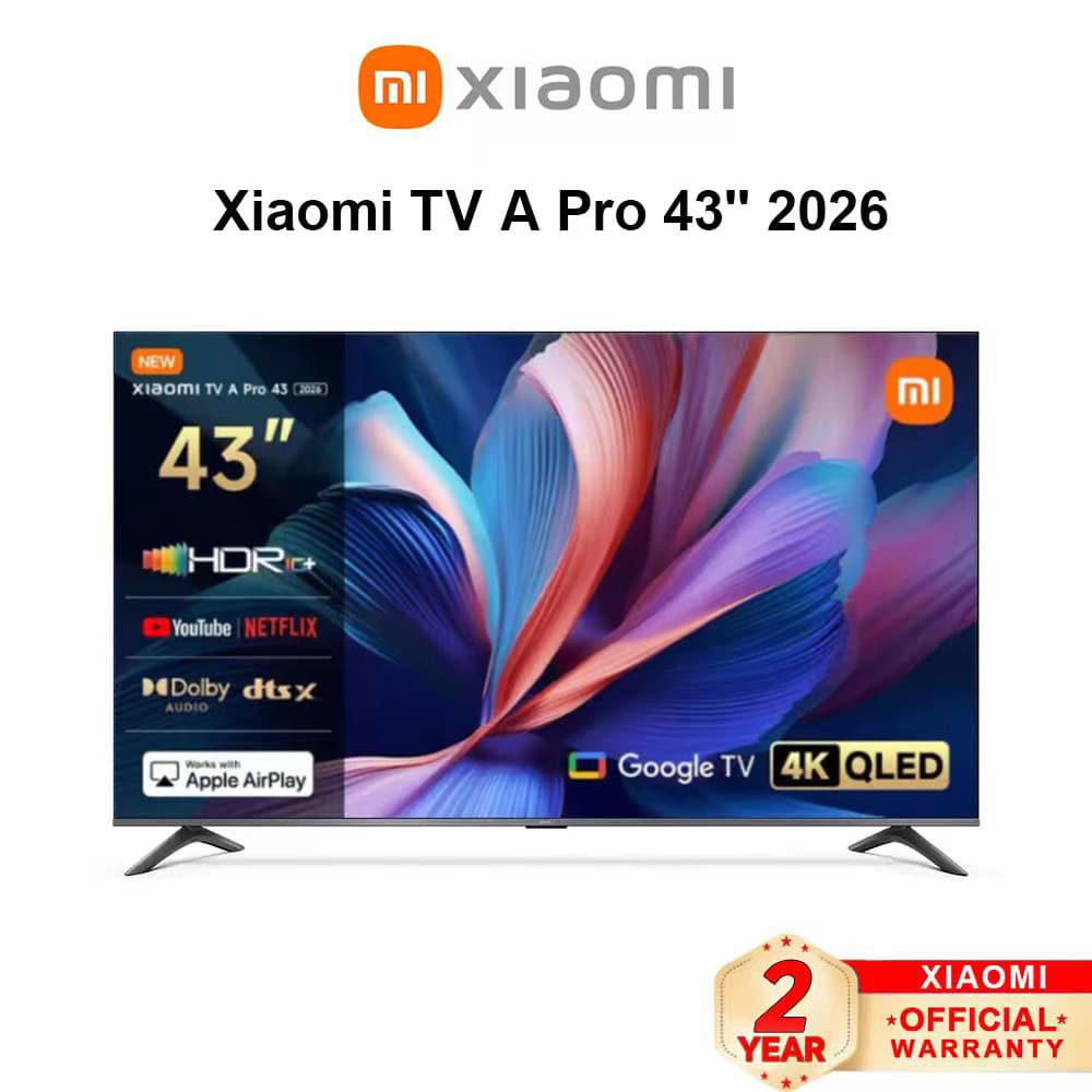 Xiaomi TV A Pro 43 2026 - 4K QLED Quantum Display